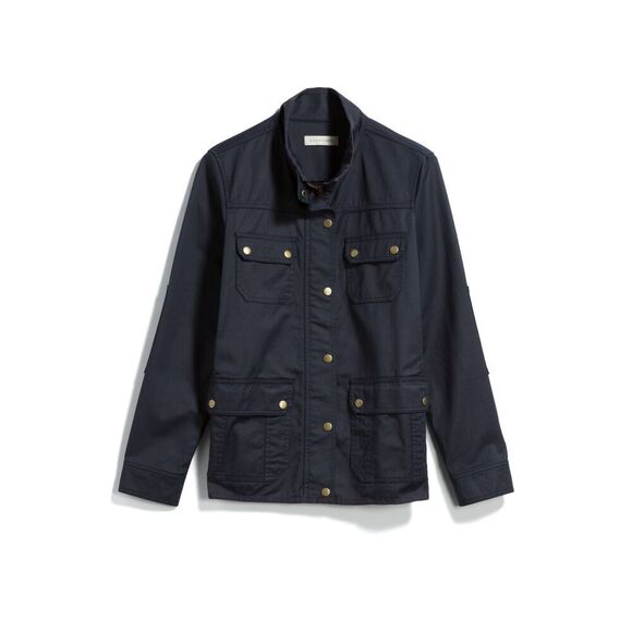 41 Hawthorn Jackets & Blazers - 41 Hawthorn Crissy Waxed Cargo Jacket, Navy Stitch Fix
